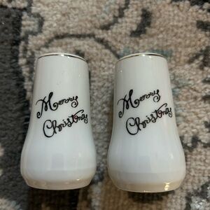 Merry Christmas Salt and Pepper Shakers